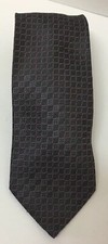 COMPAGNIA DELLA SETA Silk Men's Tie Made in Italy Gray Red Retro Style