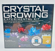 Crystal Growing Science Experimental Kit 7 Experiments W Display Cases
