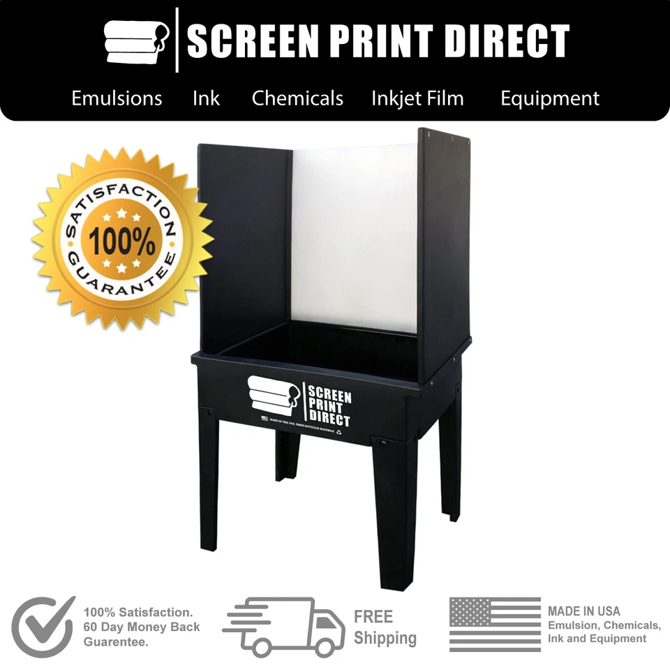 ECOTEX® SCREEN PRINT DIRECT Ecotex® Washout Booth Tank For Screen Printing - Equipment Made in USA
