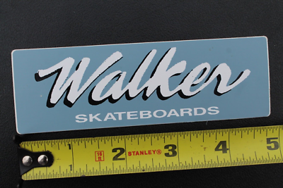 Walker Skateboards Grey White 80's Original Z64C Vintage