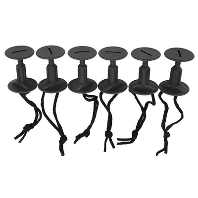 6 StüCk Surfboard Leash Plugs mit Kordeln Saiten WassersurfzubehöR Surf Lea8754
