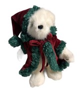 Klause Holiday Bear Beanie Babies The Attic Treasures Collection Jointed 8"