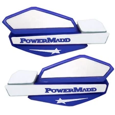 Powermadd Star Series Handguards - Blue/White 34221