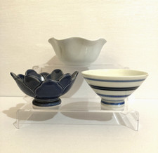 3 Cereal Rice Potpourri Trinket Bowls Eclectic Set