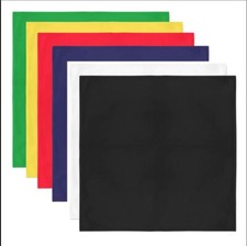 Solid 100 Cotton Unisex Bandana - 4 Pack