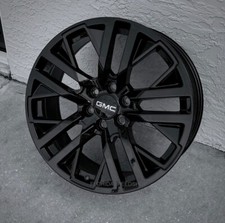 Gloss Black Gmc Sierra Denali Style Wheels 22x9 Fits 2000-2026 Sierrayukon