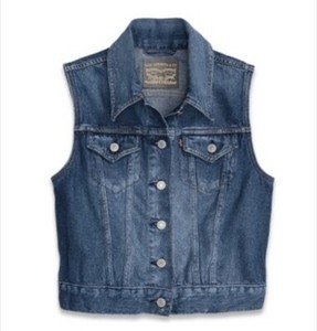 denim vest ebay