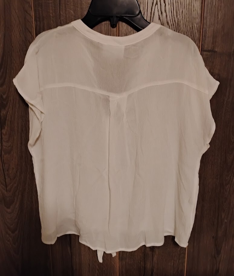 OLIVE and OAK Brand, Women's Oversized Blouse, Size: Small (White)