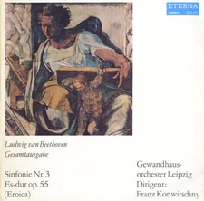 BEETHOVEN Symphony 3 KONWITSCHNY Leipzig GhO Eterna 825412 BLACK LABEL Stereo
