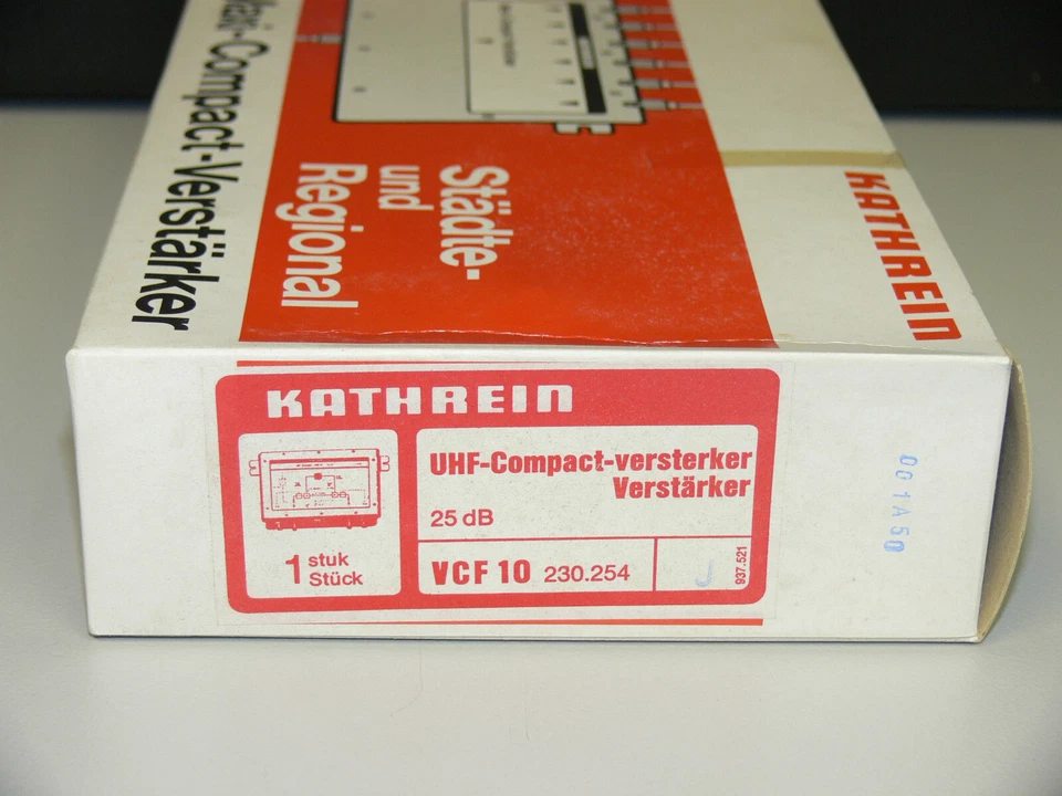 KATHREIN VCF 10 Maxi Compact UHF Antennenverstärker 860 MHz 25dB - Bild 3 von 4