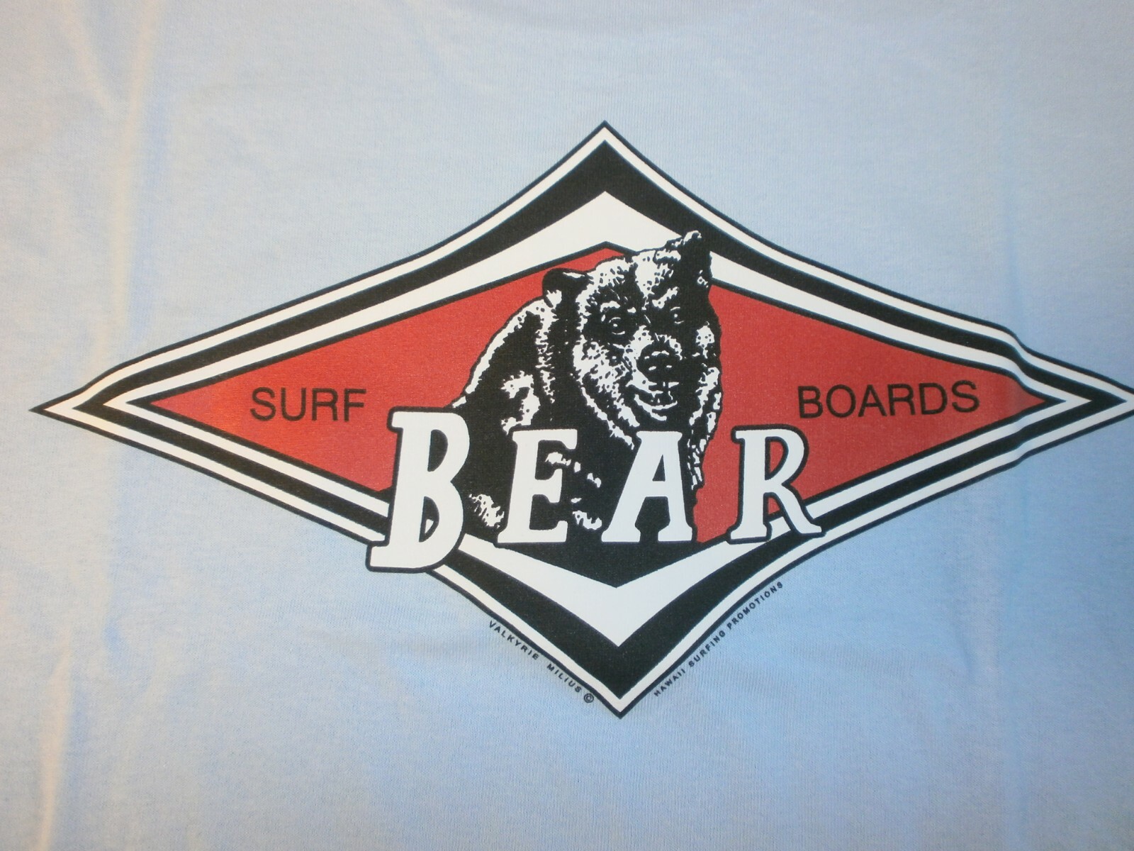 BEAR SURFBOARDS LONG SLEEVE BIG WEDNESDAY BEACH LONGBOARD FIN L/BLUE L