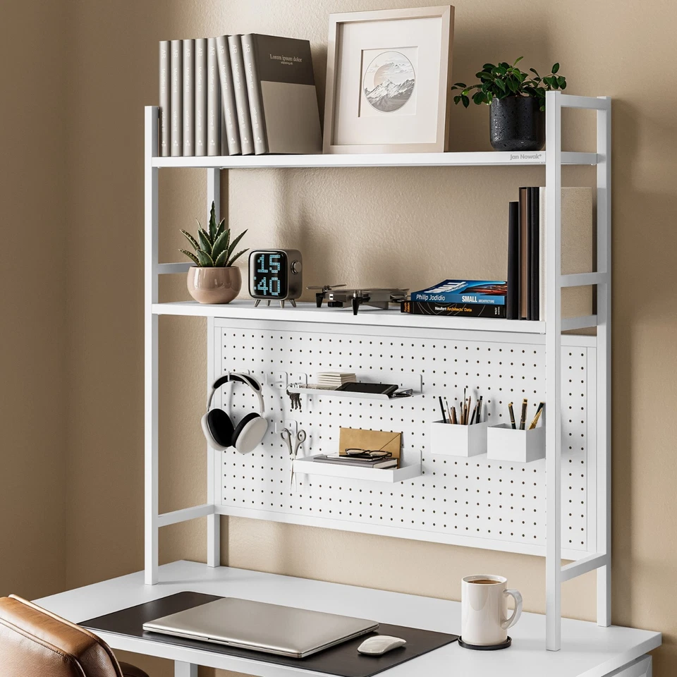 Scaffale da scrivania scaffale da appoggio scrivania scaffale da tavolo ripia... - Immagine 4 di 4