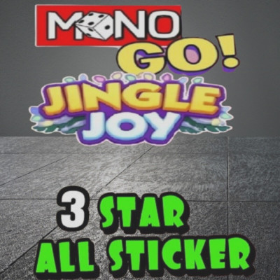 Monopoly_Go_3 Star Sticker    Fast Delivery   