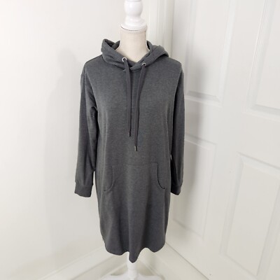 Garnet Hill Dress Womens XS Gray Trainer Hooded Tunic