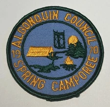 Algonquin Council Camporee 1970 Boy Scout Patch RC4