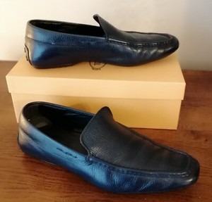 TOD'S - MOCASSINS PANTOFOLA HOMME CUIR VEAU BLEU MARINE - POINTURE 45 | eBay