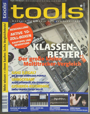 Tools4Music 2.2006 Multitracker Vergleich Yellowcard Korg Oasys88 Samson C01U