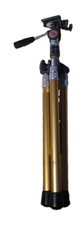 Vintage Welt Safe Lock Camera Tripod w/ Head Model FL - Flip. Adjustable