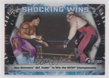 2020 Topps Chrome WWE Shocking Wins Faarooq Ron Simmons #SW-1 HOF pm6