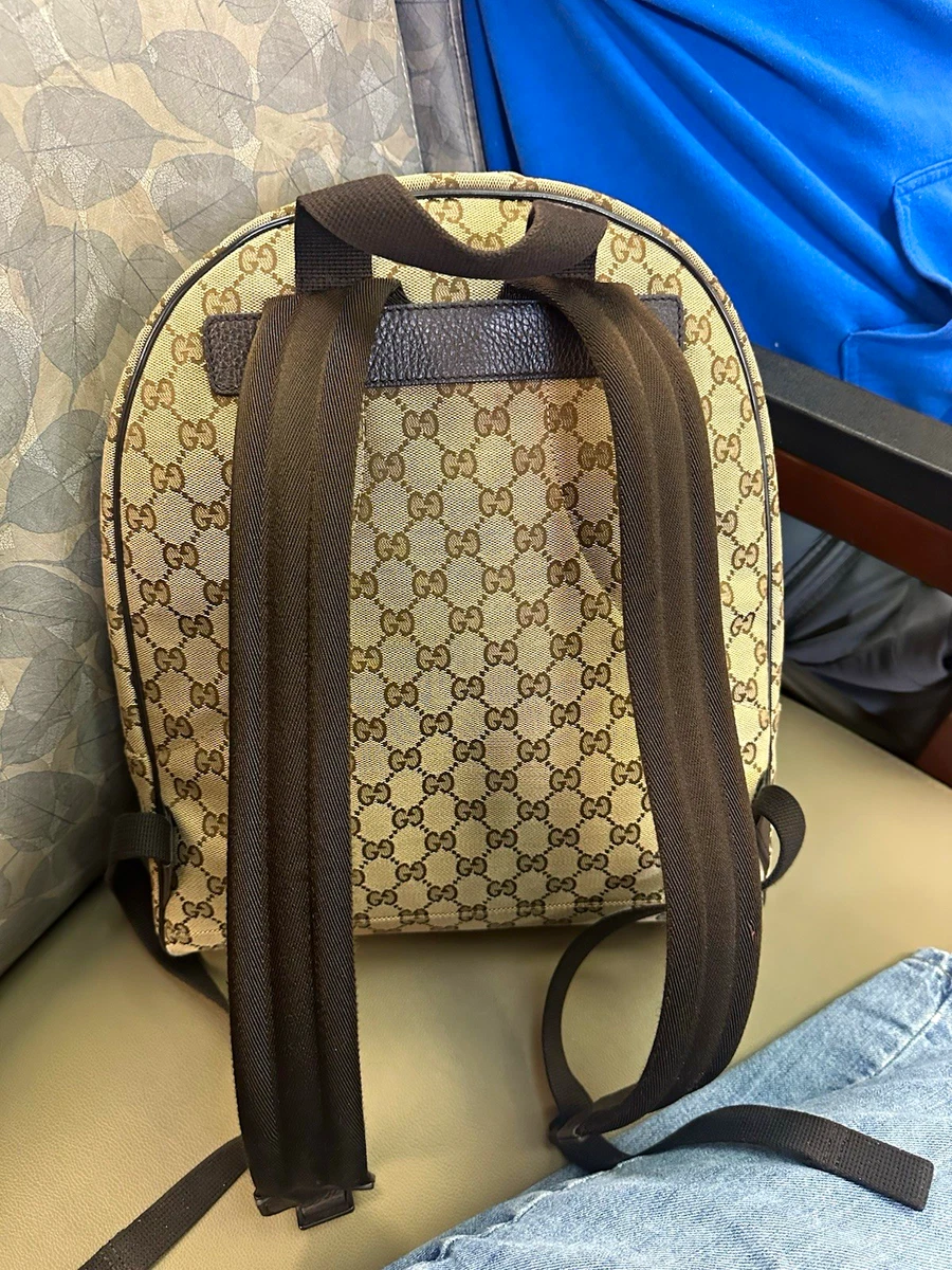 Gucci Canvas Exterior Backpack Bags & Handbags for Women for  display picture 2