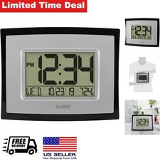 Digital Wall Table Clock 17 cm H x 22 cm W Si...
