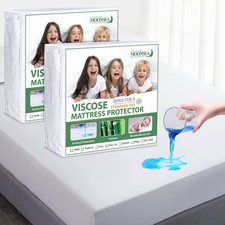 2 Pack Protector de Colchon de Impermeable Twin Transpirable para Ninos Suave