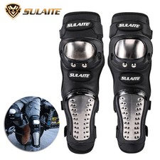 Motorcycle Kneepad Stainless Steel Moto Elbow Knee Pads Motocross Racing Protect