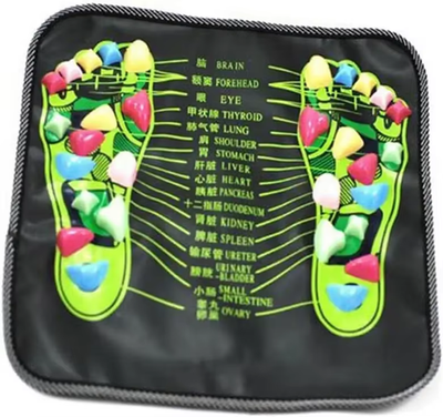 #ad Acupressure Pad Foot Reflexology Massage Pad Health Care Walking Foot Pressure P $12.99