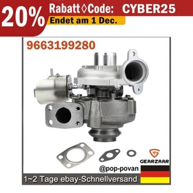 Turbolader 1.6 HDI TDCI 109 PS 80KW Für Ford Citroen Peugeot Volvo Mazda Mini