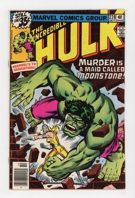 Incredible Hulk 228 with 1st Moonstone, do we care that much? Nearing high grade