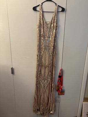 beige dress fashion nova A-125 BEIGE KAFTAN
