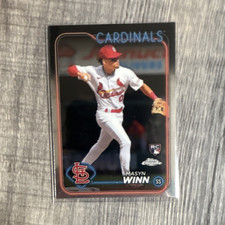 Topps 2024 Chrome Masyn Winn Rookie Base Set #189 St. Louis Cardinals