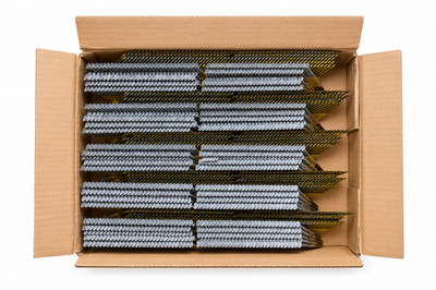 NEW SENCO GC25ASB 2-1/2'' 8D Hot Dip Galvanized Nails 3,000 Count | Free Shipping