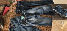 Old Navy  Children's Place Girls' Skinny Jeans Lot 5T Blue Denim Adjustable Wa  