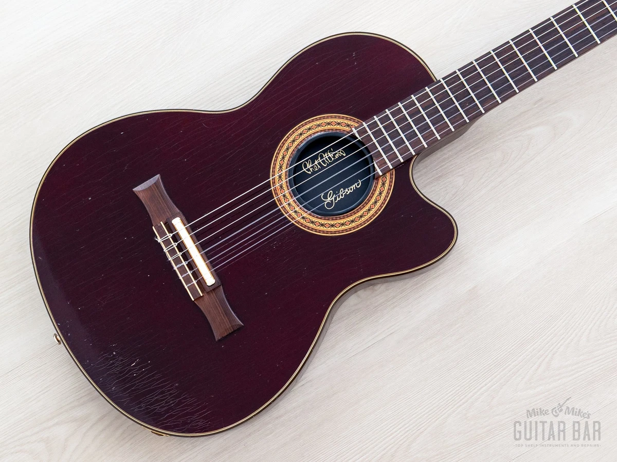 1993 Gibson Chet Atkins CE Classical Wine Red Cutaway Acoustic