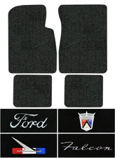 1963-1966 Ford Falcon Floor Mats - 4pc - Loop