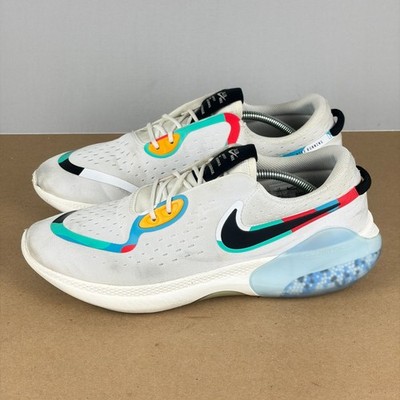 Nike Joyride Dual Run Athletic Running Shoes Mens 13 White Blue A.Savage Artist