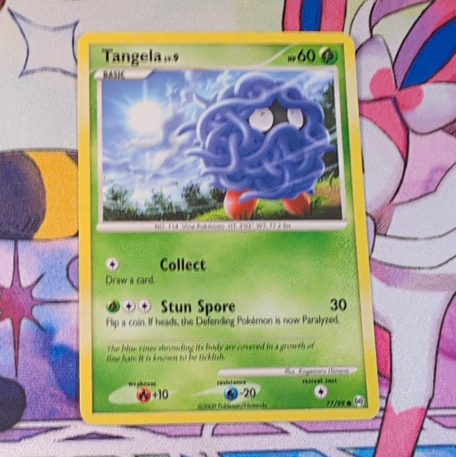 Pokemon TCG Tangela 77/99 Arceus Regular