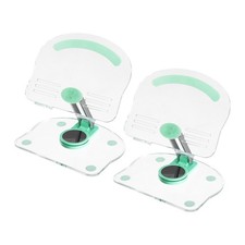 2 PCS Acrylic Tablet Stand, Acrylic Tablet Holder Adjustable Foldable, Green