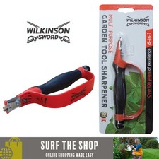 Wilkinson Sword 6-in-1 Garden Tool Sharpener Heavy Duty Carbide Stone - 1111388W