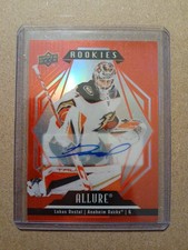 LUKAS DOSTAL 2022-23 UPPER DECK ALLURE RED RAINBOW RC AUTO PARALLEL #119