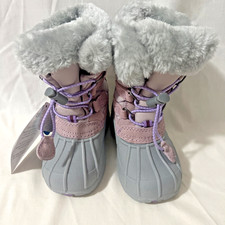 Totes Waterproof Lil Jenny Boots Toddler Sz 7 Pink Snow Winter Warmth Lined New