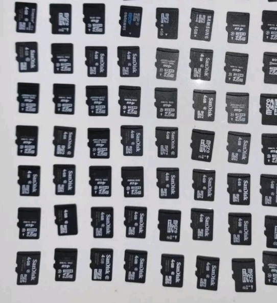 50 x 4gb  Job Lot, Bulk, Micro Sd, memory cards san disk hc sony mixed brands - Image 2 of 3