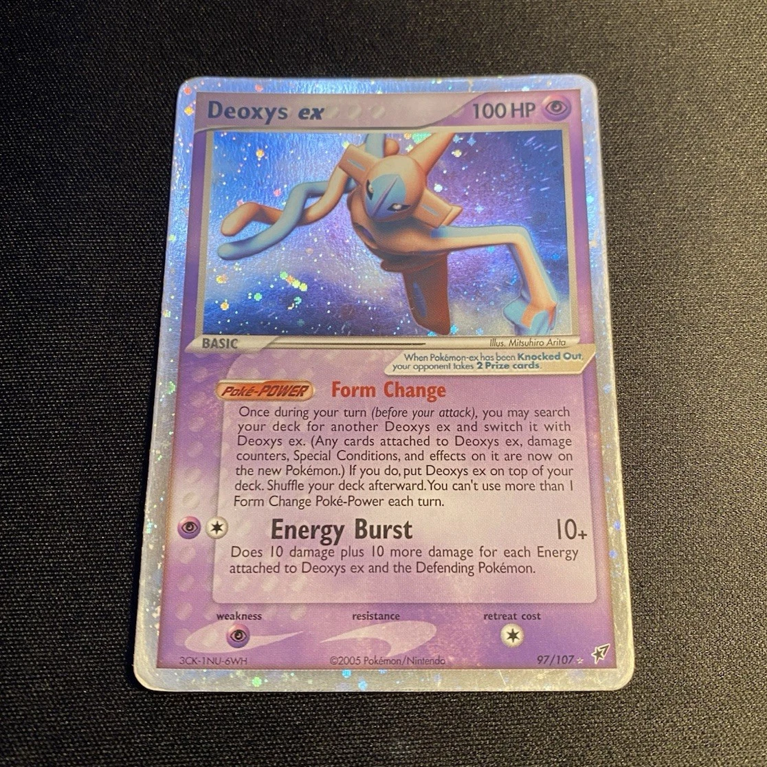 Pokémon TCG EX Deoxys Psychic Ultra Rare Individual Collectible