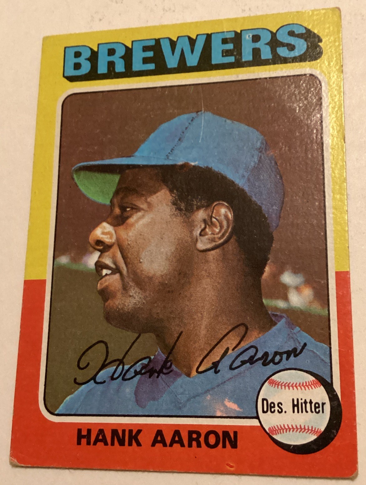 Hank Aaron 1975 Topps - #660