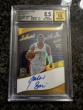 2022-23 Panini Spectra Colorgraphs Asia Gold JABARI SMITH JR. #3/3 BGS 8.5 Auto