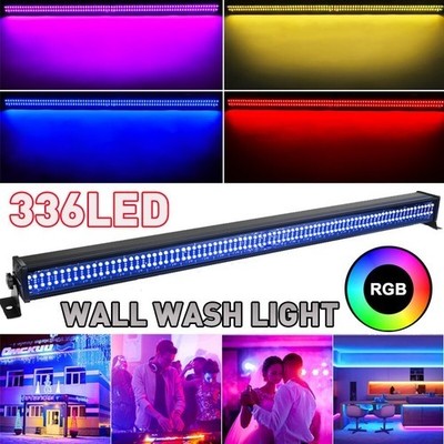 Wall Wash Light Bar 336 LED RGB 3in1 DMX Stage DJ Disco Party Strobe Beam Light