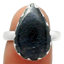 Natural Purple Aventurine 925 Sterling Silver Ring s.8 Jewelry R-1210