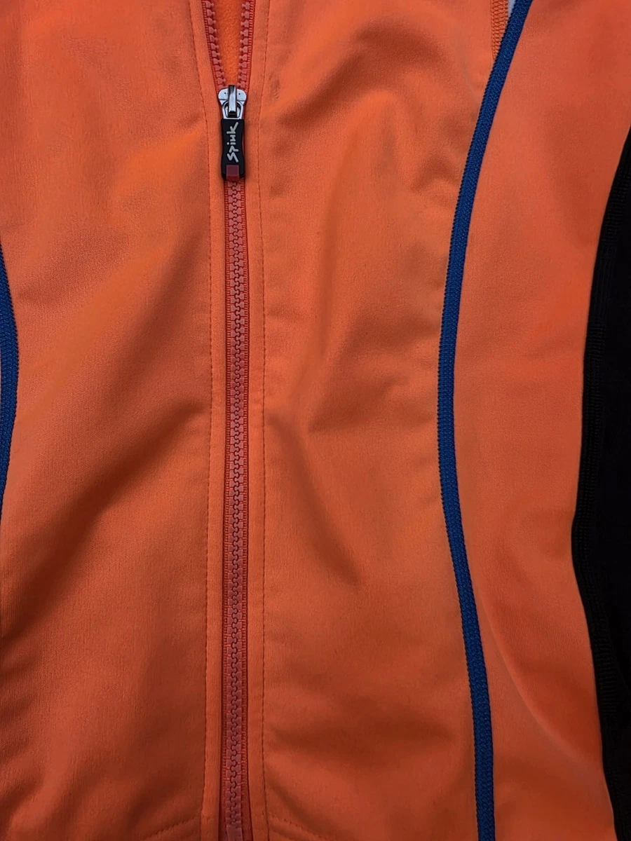 Splunk Women's Thermal Windstopper Cycling Jacket Orange & Black Size Medium VGC