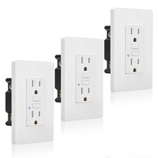 15AMP GFCI Outlet Receptacle Tamper Resistant-ETL Listed White GFI TR WR GFCI  3